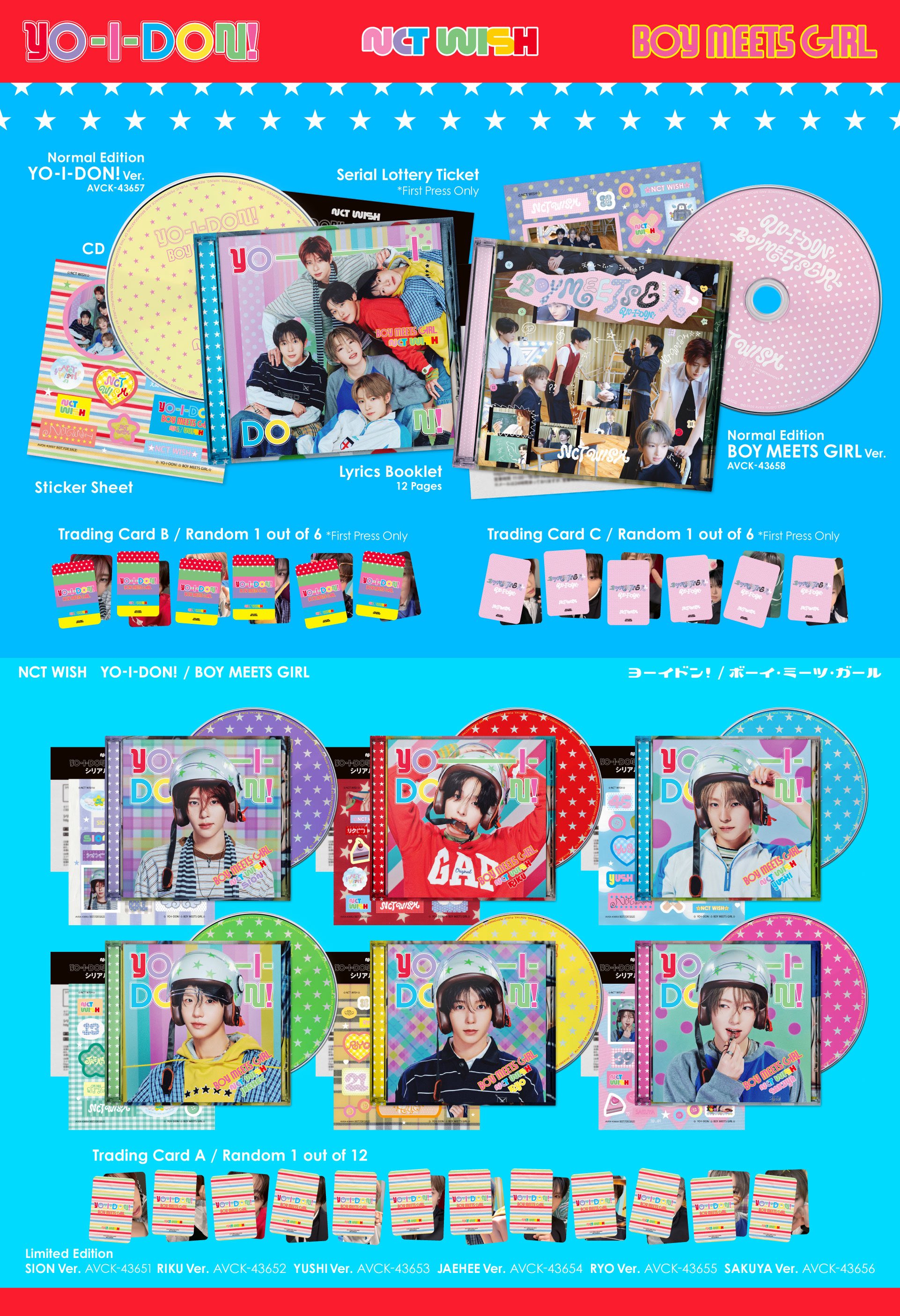 NCT WISH - YO-I-DON! / BOY MEETS GIRL (Limited Edition Member Ver